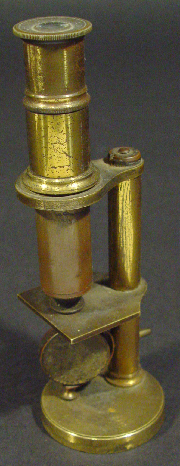 Appraisal: Victorian brass student's microscope cm high