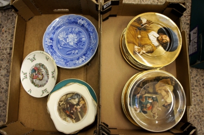 Appraisal: A collection of decorated plates fom Spode Argyle Myetts Royal