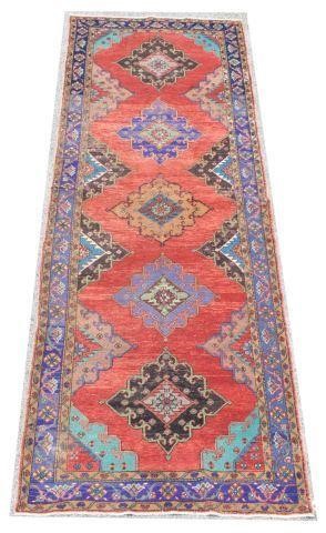 Appraisal: Hand-tied Turkish Caucasian rug approx ' l ' w