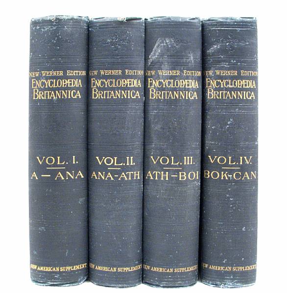 Appraisal: Encyclopaedia Britannica New York volumes New Werner edition after the