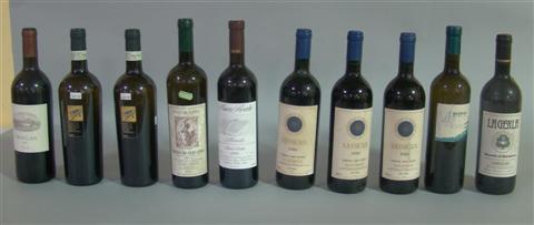 Appraisal: TEN BOTTLES OF MIXED ITALIAN WINE Includes one bottle of