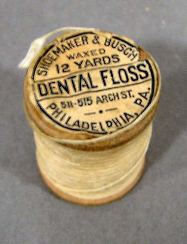 Appraisal: One spool of dental floss Shoemaker Busch Phila PA circa