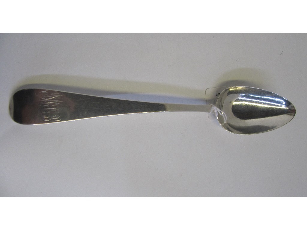 Appraisal: An early th century Irish silver serving spoons Dublin marks