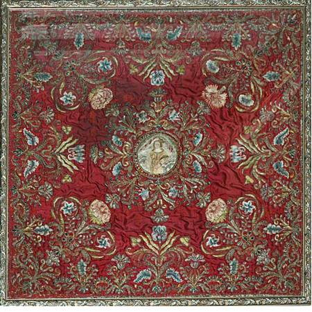 Appraisal: English Silk Needlework Estimate -