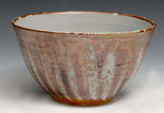 Appraisal: Attributed to Harry Davis British - Bowl with copper brown