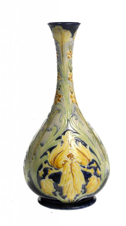 Appraisal: A JAMES MACINTYRE CO FLORIAN WARE VASE DESIGNED BY WILLIAM