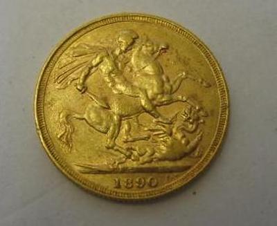 Appraisal: A VICTORIAN GOLD SOVEREIGN dated