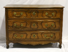 Appraisal: A French provincial walnut commode cm wide cm deep cm