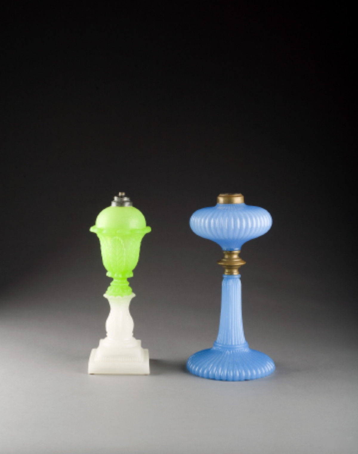 Appraisal: AMERICAN BLOWN-MOLDED AND PRESSED TRANSLUCENT LAVENDER-BLUE GLASS 'ONION EATON '