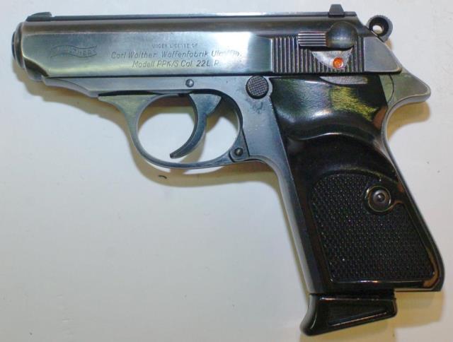 Appraisal: Walther PPK S Pistol-Blued PPK S Double action Single action