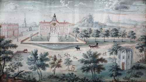 Appraisal: th Century English School - Watercolour - ''Bosworth Hall and