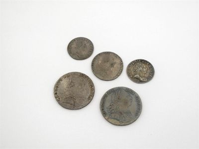 Appraisal: George III - Shillings and Sixpence S extremely fine Maundy