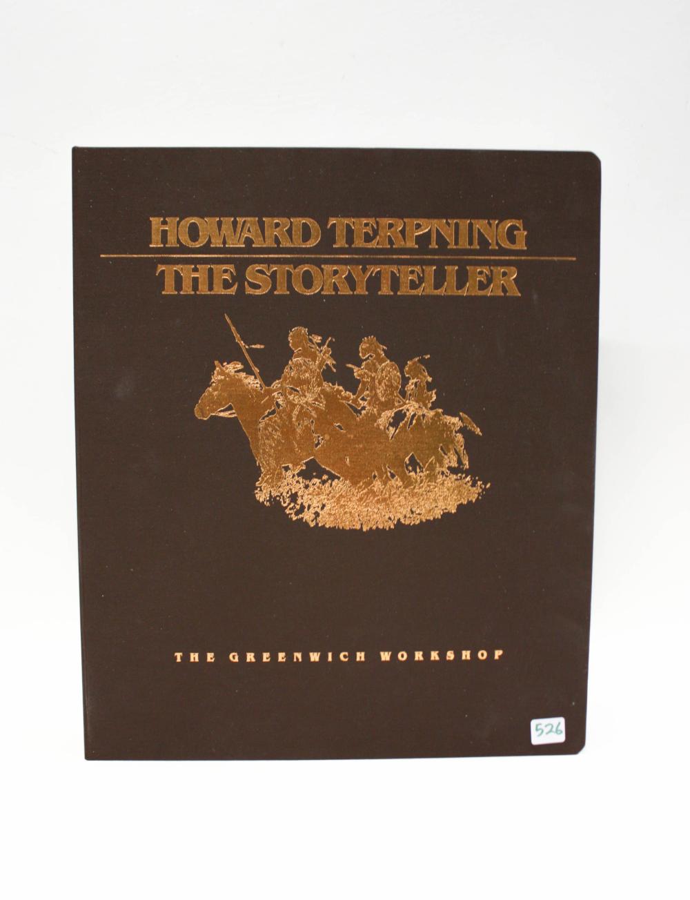 Appraisal: HOWARD TERPNING United States born large book The Storyteller Signed