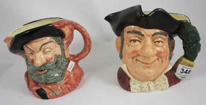 Appraisal: Royal Doulton Large Character Jugs Mine Host D and Falstaff