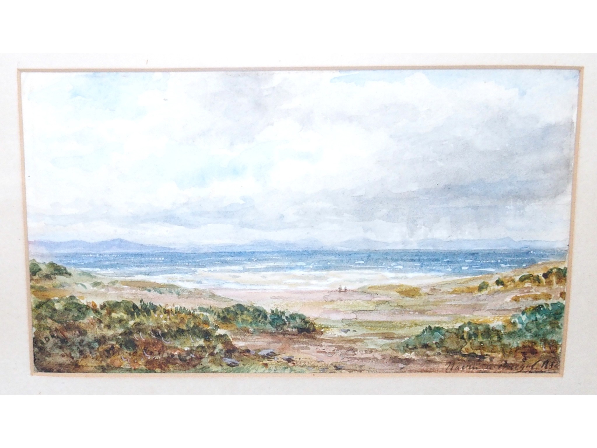 Appraisal: ARTHUR PERIGAL Nairn from Dornoch Links signed watercolour