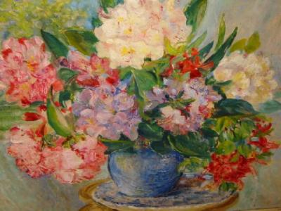 Appraisal: CHRISTIAN BRIX KITTGAARD MAY Still Life with Flowers in a