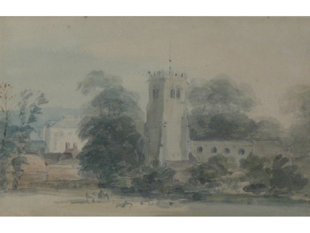 Appraisal: ASCRIBED TO JOHN CONSTABLE RA A view of a church