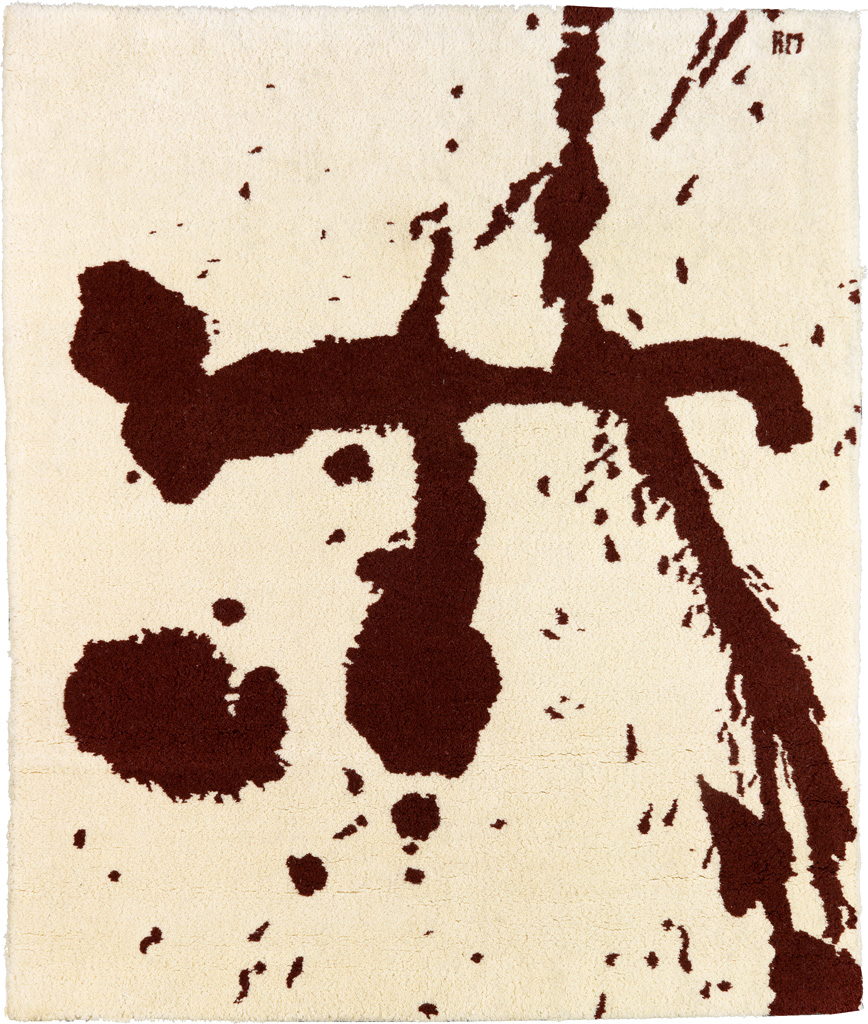 Appraisal: ROBERT MOTHERWELL after Africa Tapestry Woven wool tapestry x mm