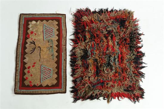 Appraisal: TWO RUGS American nd half - th century Rug with