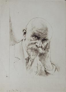 Appraisal: Edgar Chahine drypoint Edgar Chahine French - - ''Portrait de