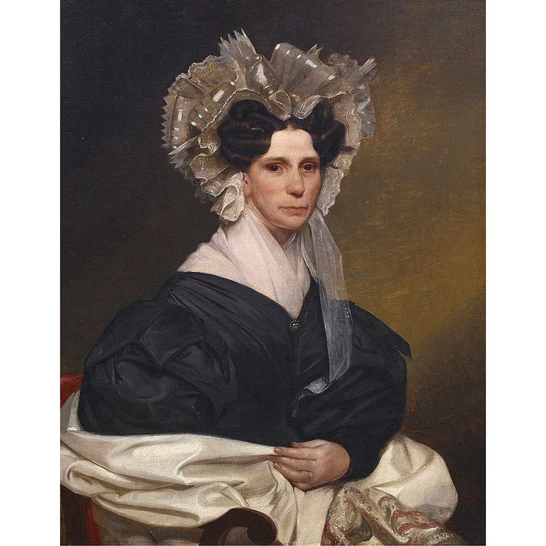 Appraisal: PAINTING CHESTER HARDING Chester Harding American - Portrait of Sarah