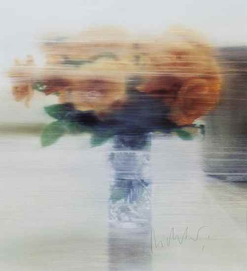 Appraisal: Gerhard Richter b after Rosen Poster for the Kunstsammlung Nordrhein-Westfalen