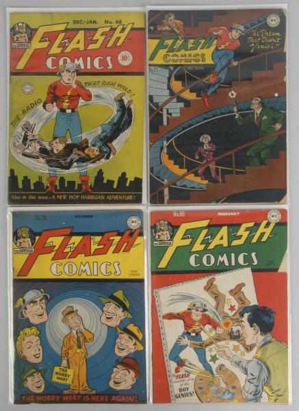 Appraisal: Lot of s Flash Comics Description This lot includes issues