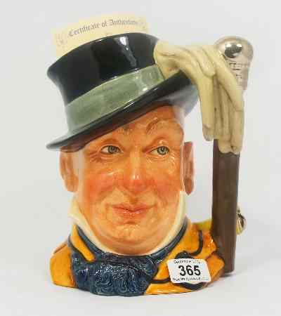 Appraisal: Royal Doulton Large Character Jug Mr Micawber D Limited Edition