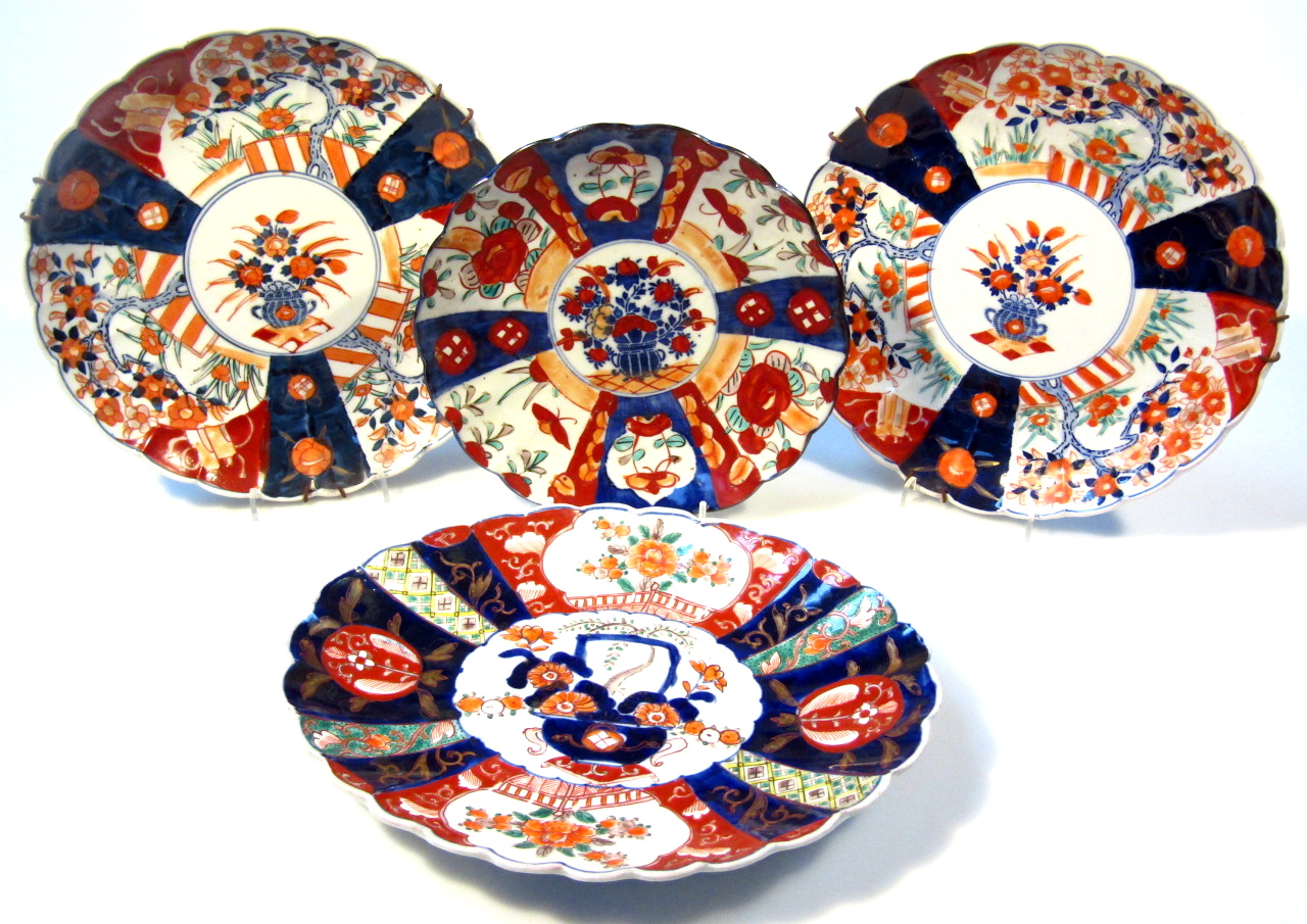 Appraisal: Various Japanese Meiji period Imari plates to include one with