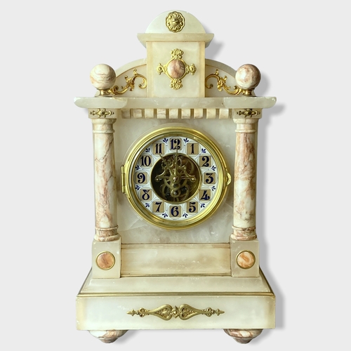 Appraisal: A th Century French Farcot marble mantle clock Generally good