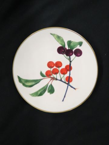 Appraisal: Gorham Porcelain Plates Fruits and Vegetables excellent