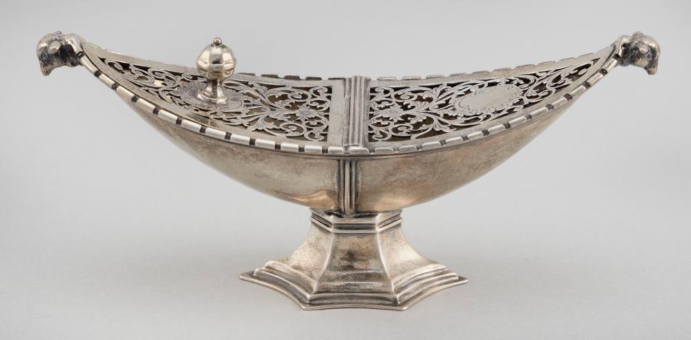 Appraisal: GEORGE V STERLING SILVER CENSER BIRMINGHAM APPROX TROY OZ GEORGE