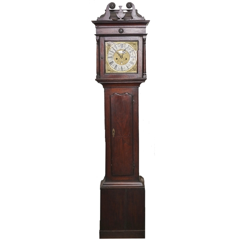 Appraisal: A George III eight day oak longcase clock Stringer Stockport