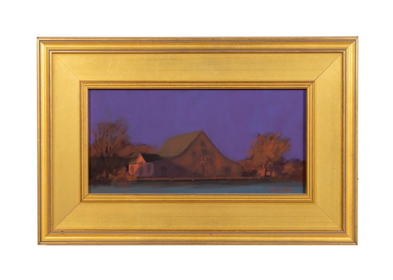 Appraisal: ROBERT CARDINAL BARN W PURPLE SKY O C Robert Cardinal