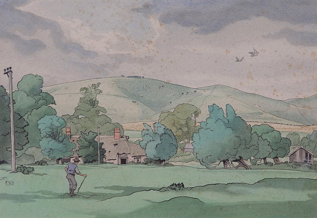 Appraisal: Richard Barrett Talbot Kelly British - Homewardmonogrammed lower left watercolour