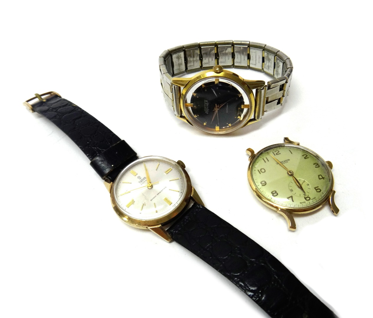 Appraisal: A gentleman's ct gold circular cased Tudor Royal wristwatch with