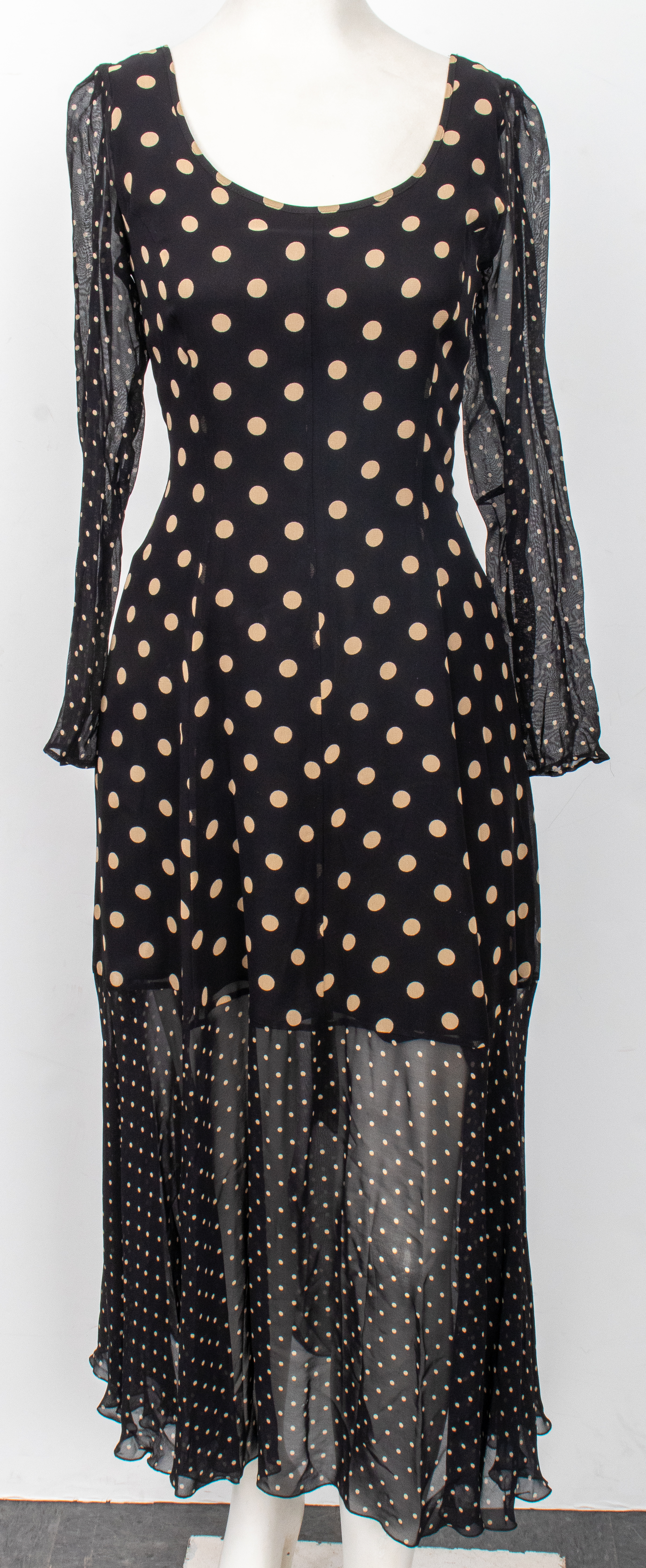 Appraisal: LOLITA LEMPICKA POLKA DOT DRESS Lolita Lempicka polka dot dress