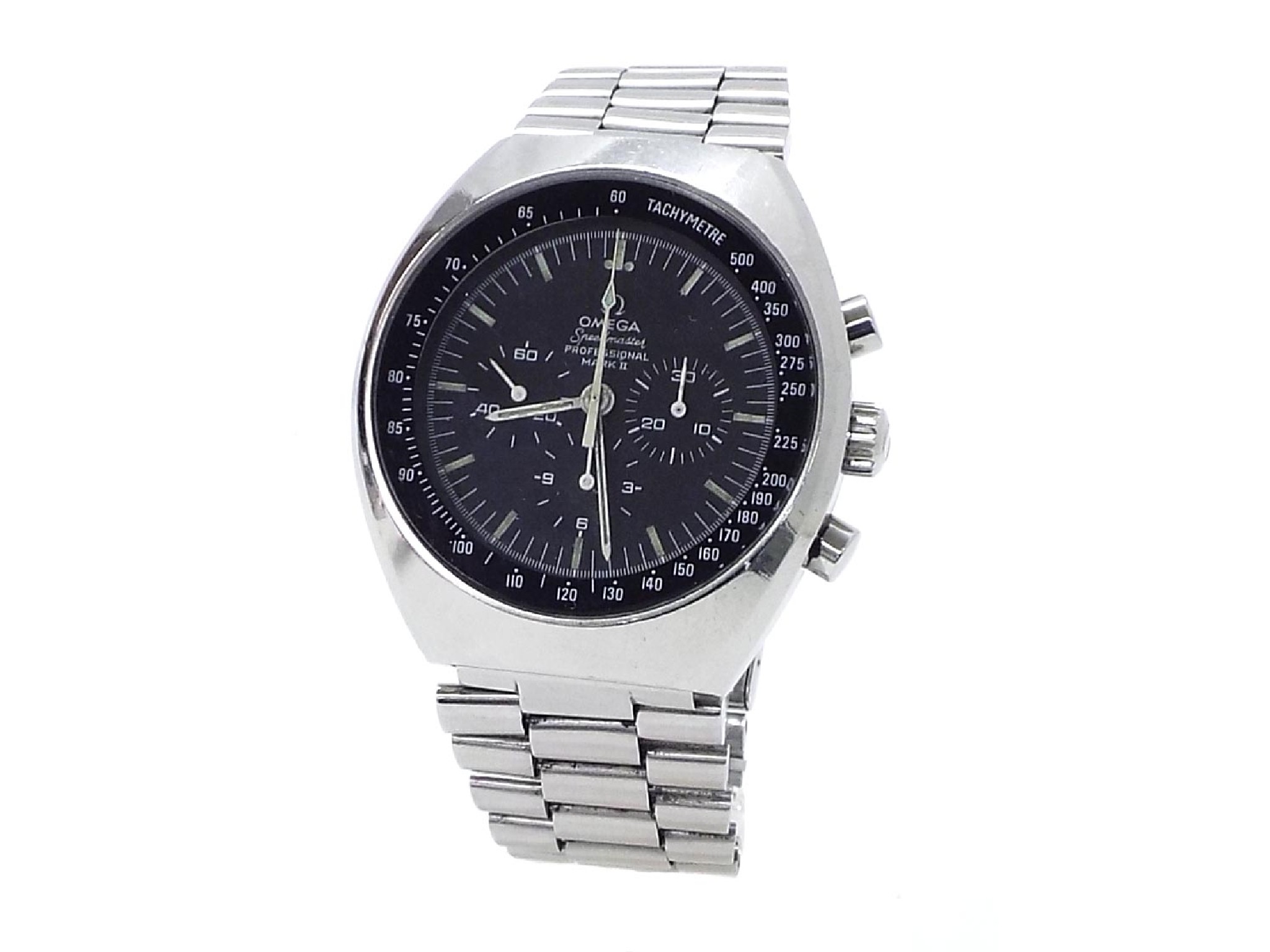 Appraisal: Omega Speedmaster Professional Mark II chronograph stainless steel gentleman's bracelet