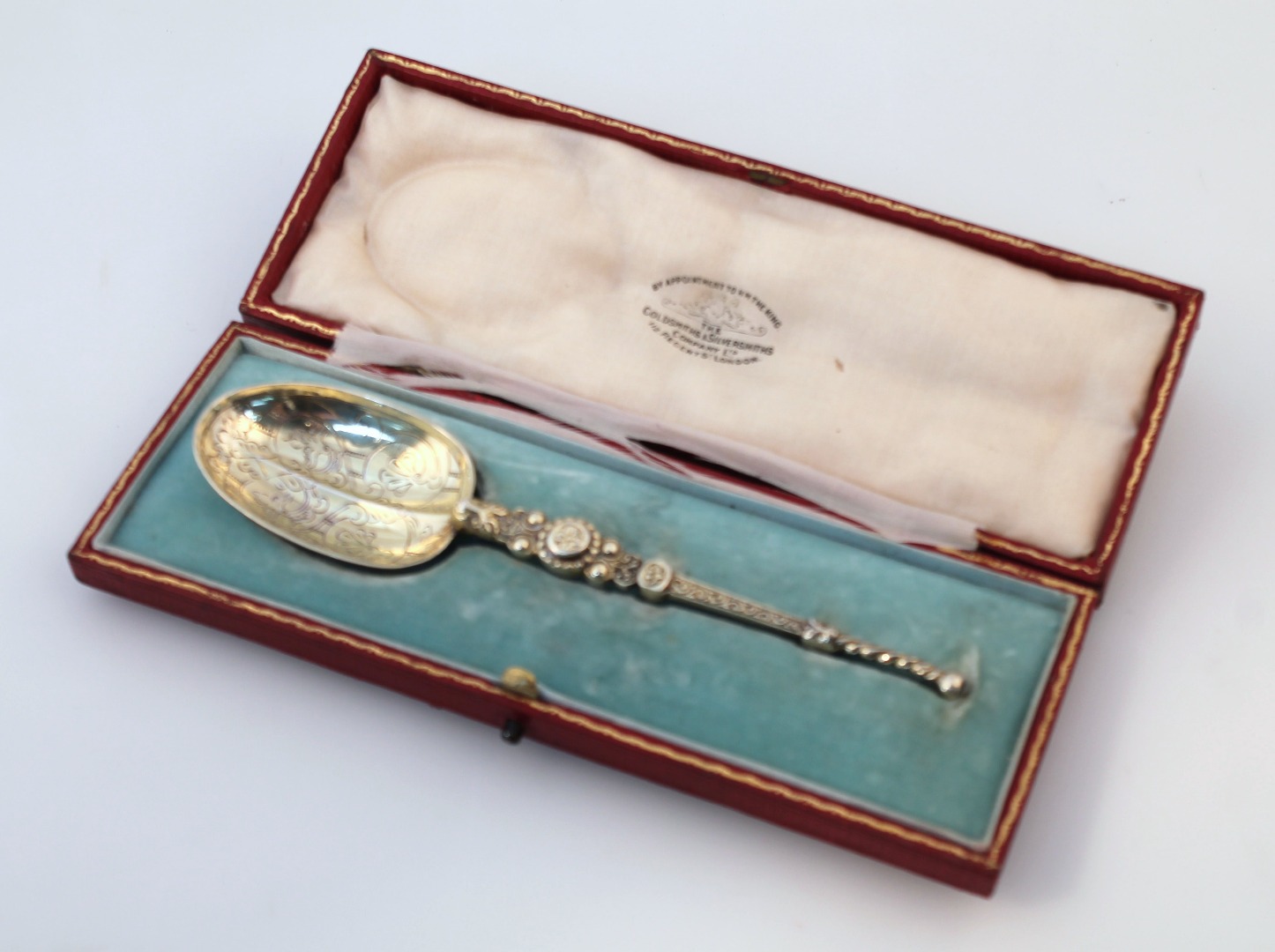 Appraisal: A George V silver gilt spoon by Goldsmiths Silversmiths Co