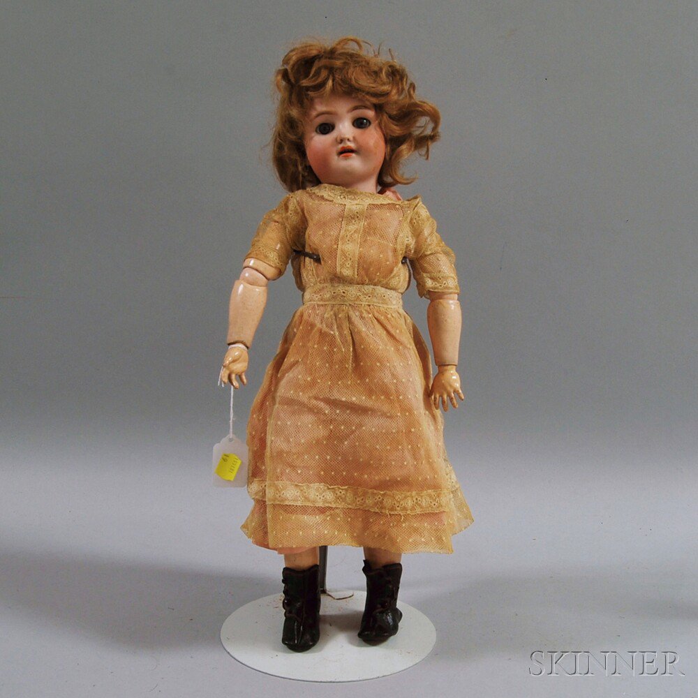 Appraisal: Simon Halbig Bisque Socket Head Doll Germany early th century