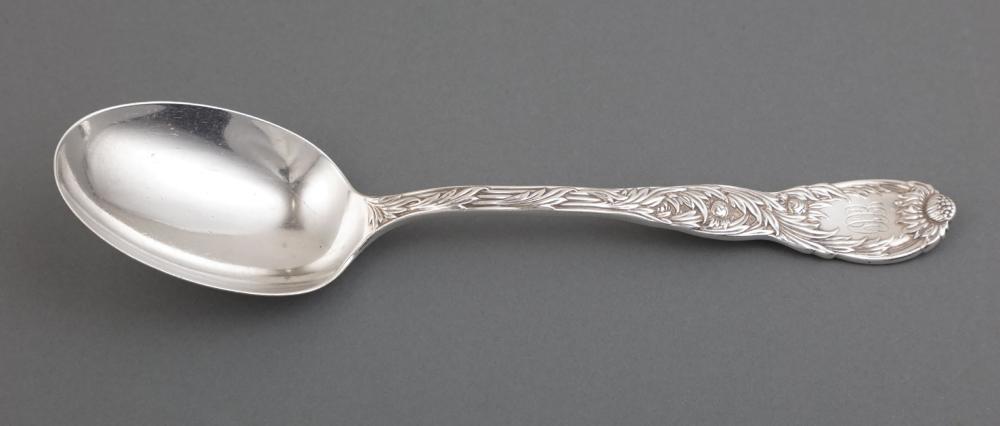 Appraisal: Tiffany Chrysanthemum Pattern Sterling Silver Serving Spoon pat l in