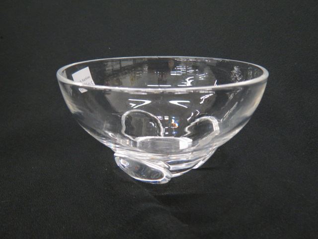 Appraisal: Steuben Crystal Bowl triple petal base diameter