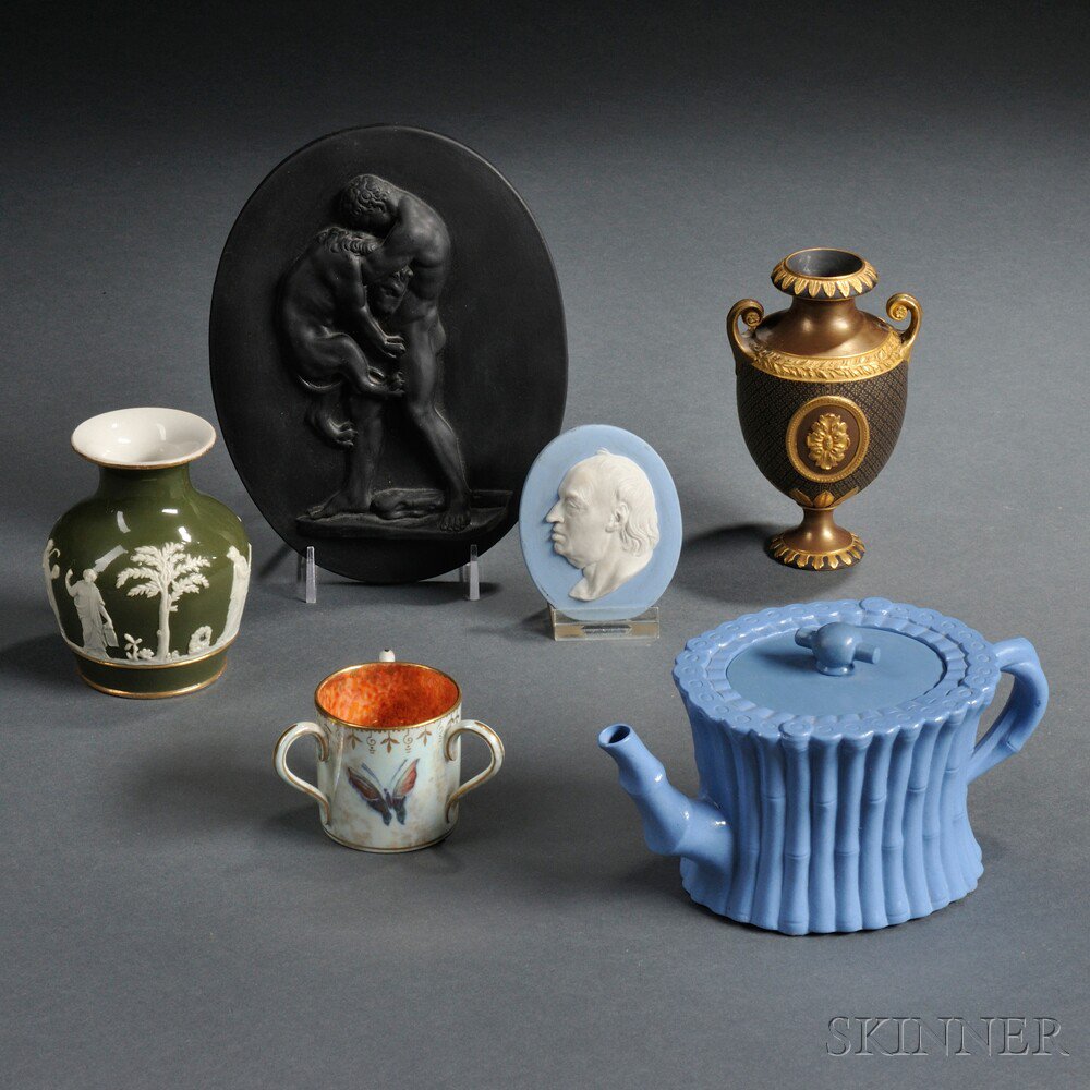 Appraisal: Six Wedgwood Assorted Items England th and th century a