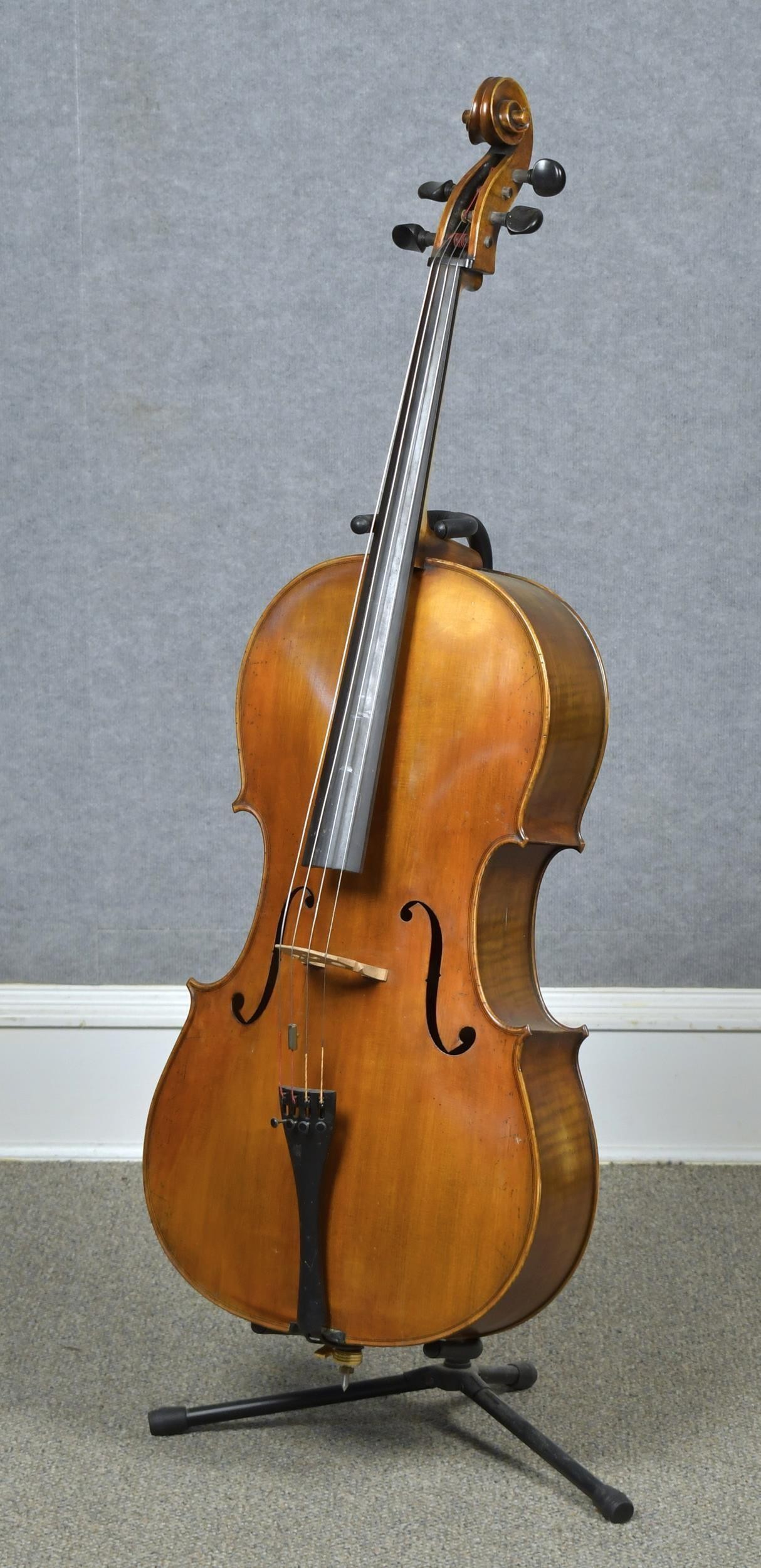 Appraisal: RUDOULF DOETSCH CELLO WITH CASE AND TWO BOWS A fine