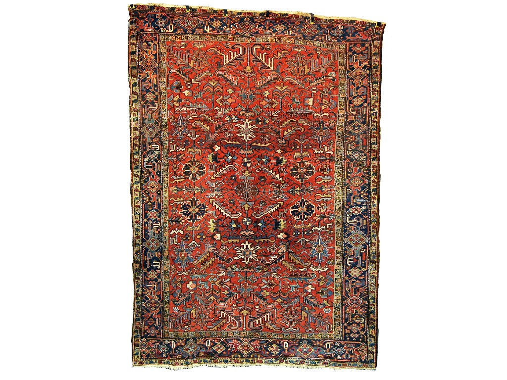 Appraisal: Persian Heriz village carpet s