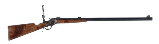 Appraisal: Winchester High Wall - cal single shot rifle fully customized