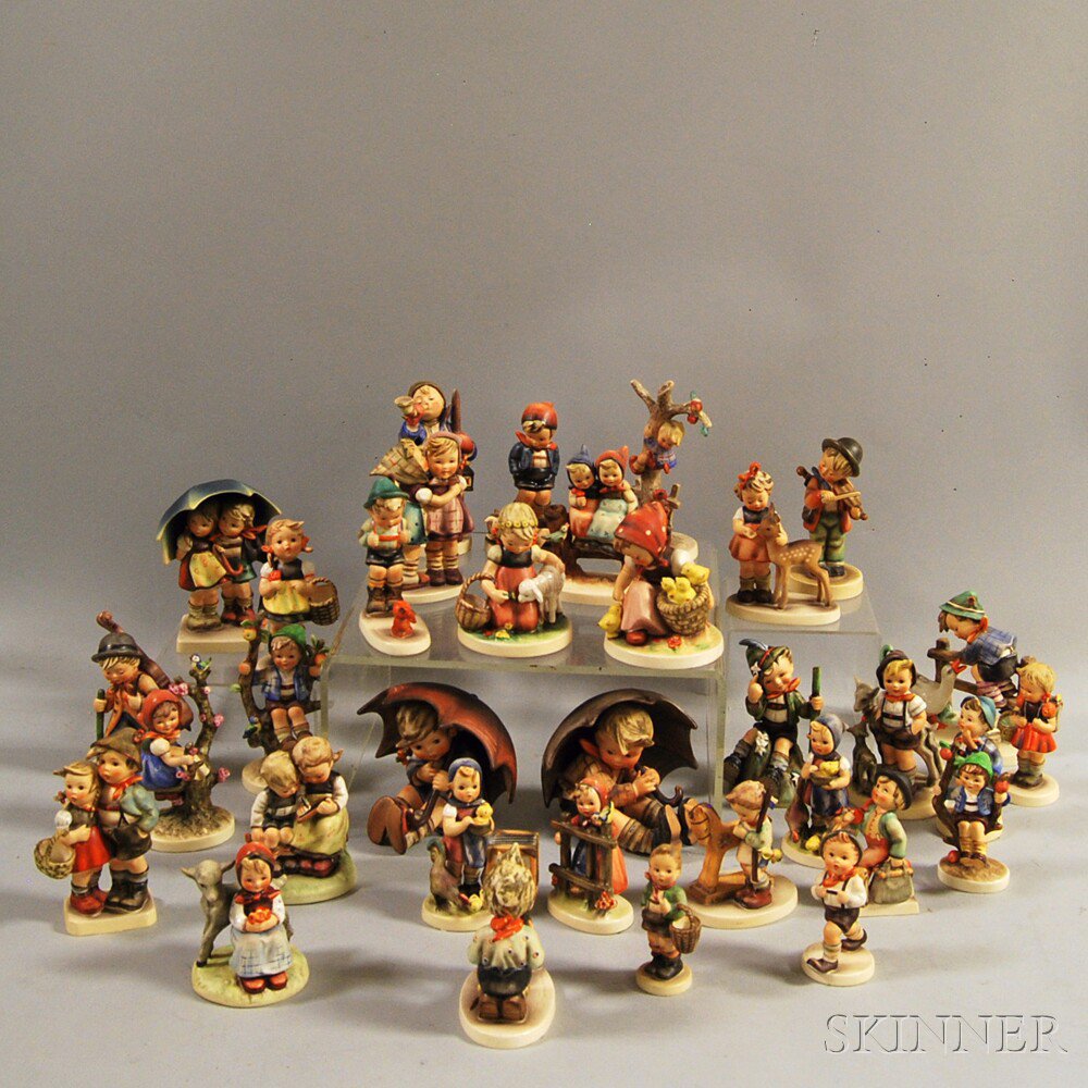 Appraisal: Large Collection of Hummel Goebel Ceramic Figurines and Figural Groups