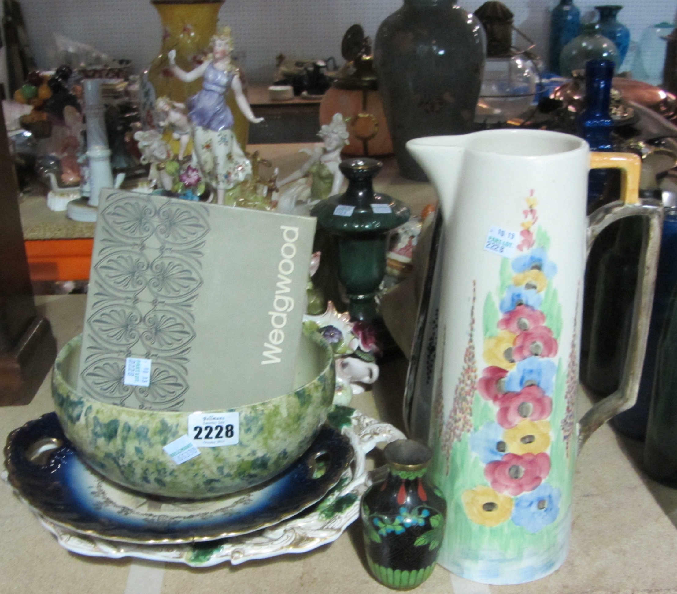 Appraisal: A quantity of mixed ceramics including Wedgwood Staffordshire figures and