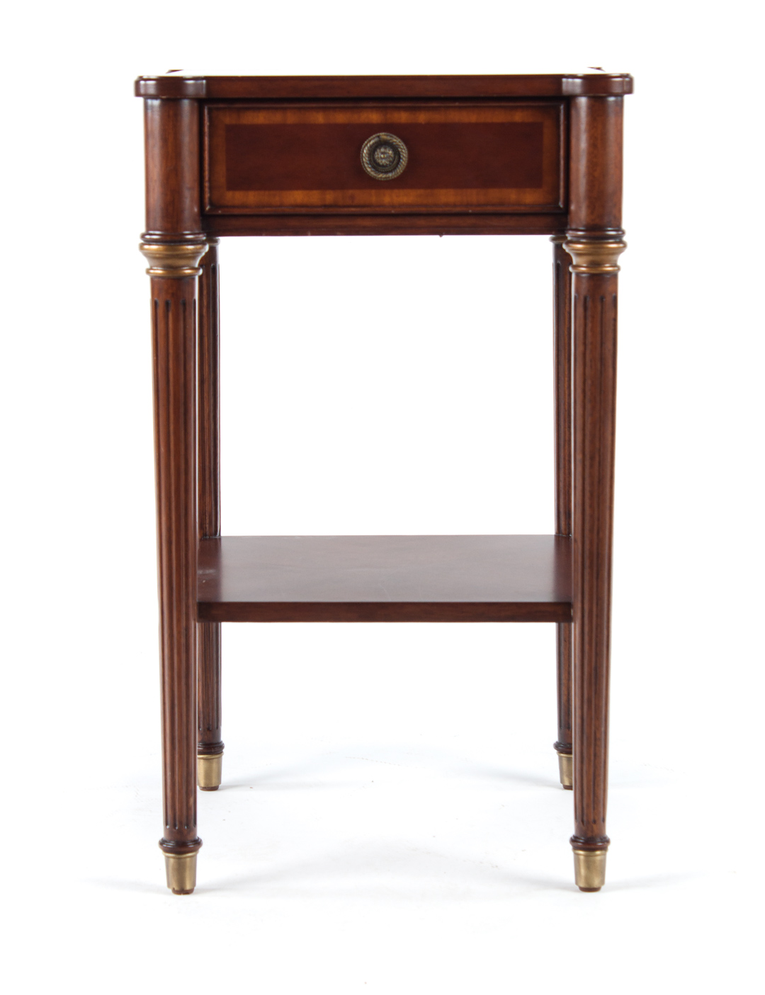 Appraisal: Ethan Allen Federal style bedside table in the Massachusetts manner