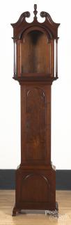 Appraisal: Bench made walnut tall clock case by S Yezerski h